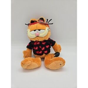 TY Beanie Baby - GARFIELD the Cat (HAPPY VALENTINE'S DAY) (9 inch) New With TAG